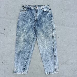 Vintage 80s Congo Traders High Rise Acid Wash Mom Jeans 18 AVG